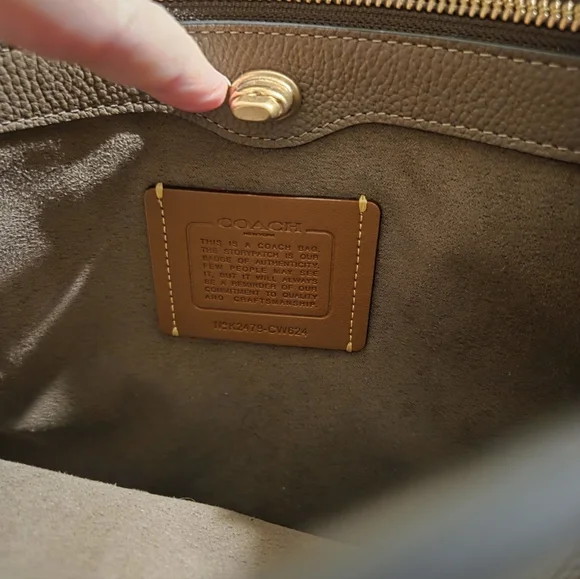 Coach Soft Willow Bucket Bag Dark Stone - Picture 7 of 7